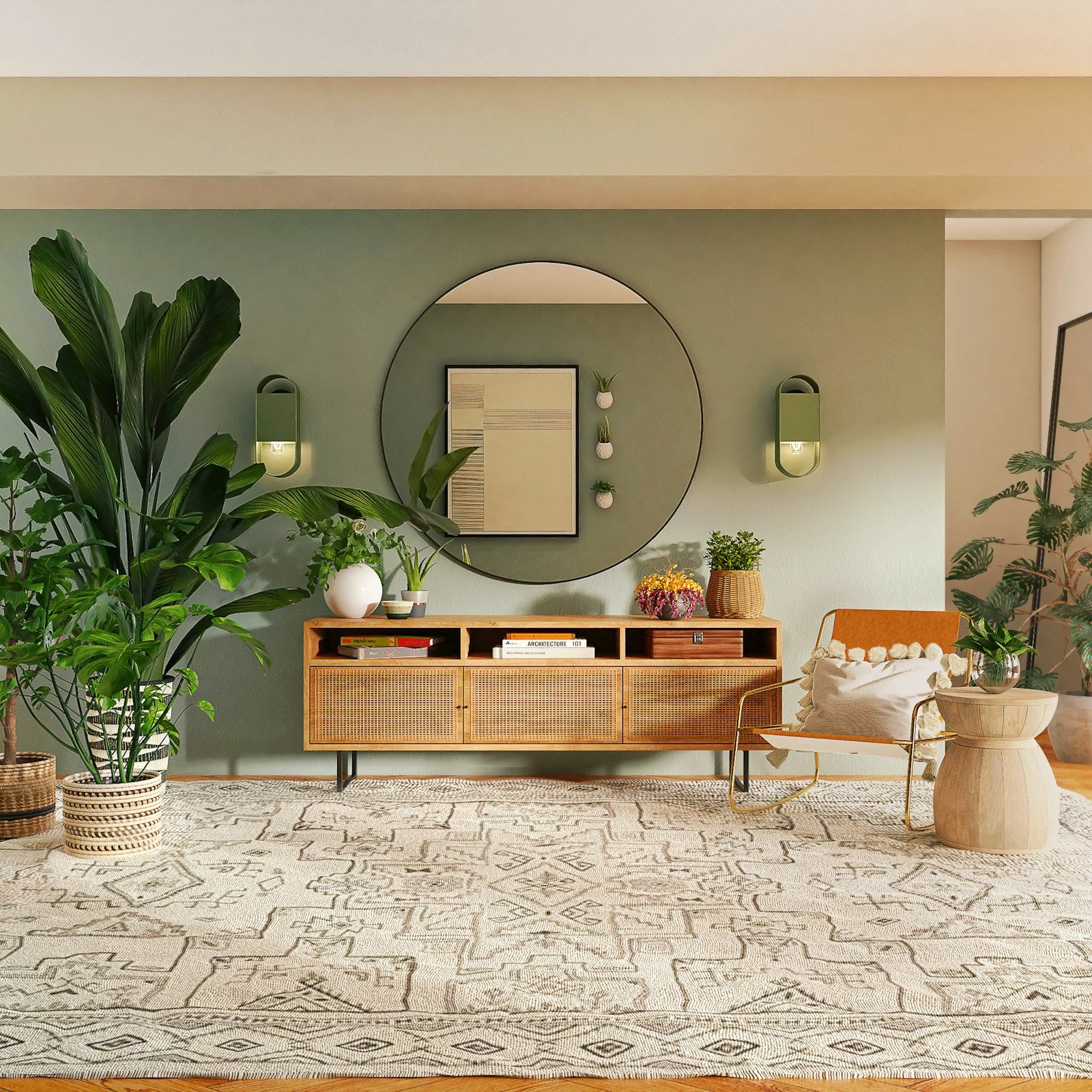 A quiet living room